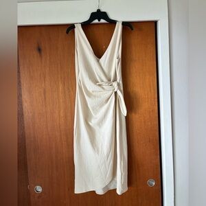 NWT H&M Cream Wrap Dress
